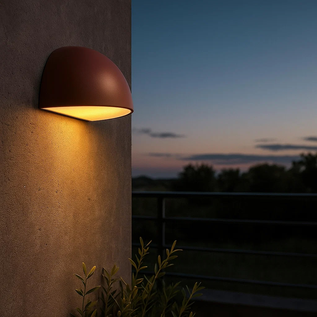 Karlskrona Óxido lámpara de exterior De Nordic Lighting - Col&oacute;quela en la entrada, en la terraza o disponga varias en fila a lo largo de la fachada.