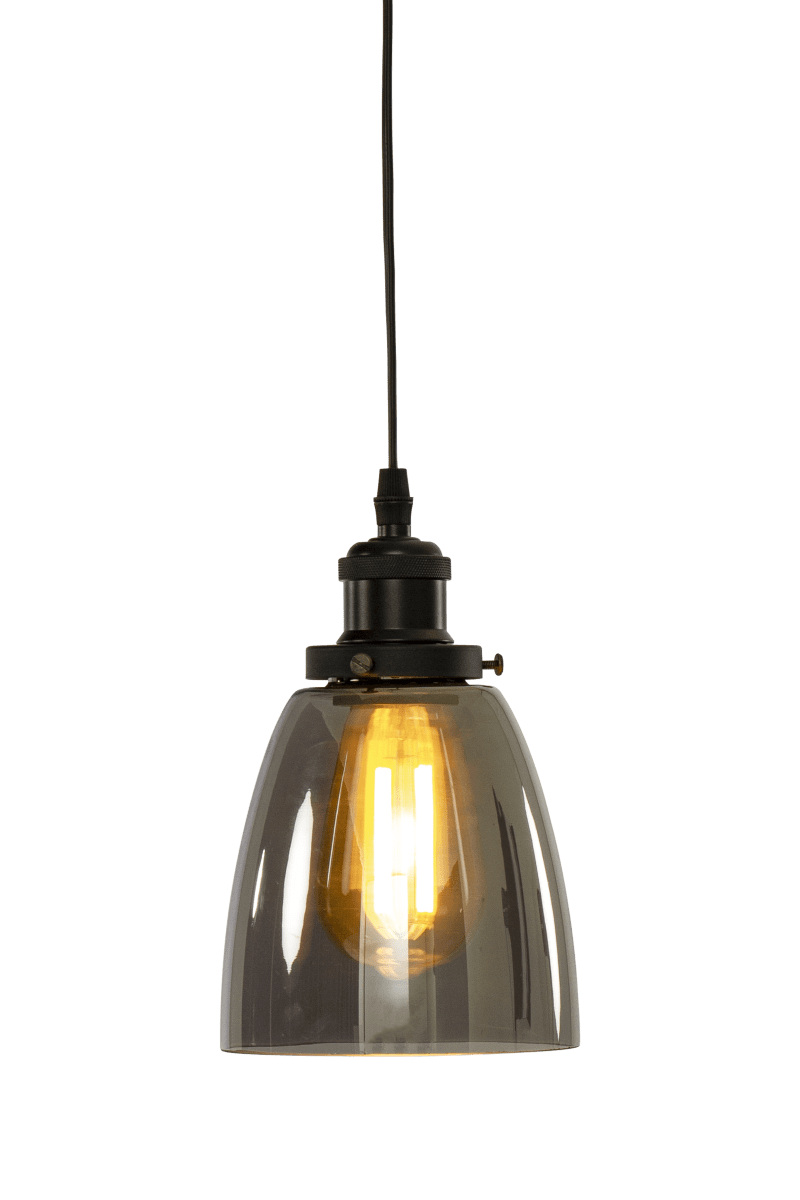 Niki Ø14 Color humo lámpara de ventana De Aneta Lighting - Con su pantalla de cristal ahumado, Niki proporciona una hermosa distribuci&oacute;n de la luz.