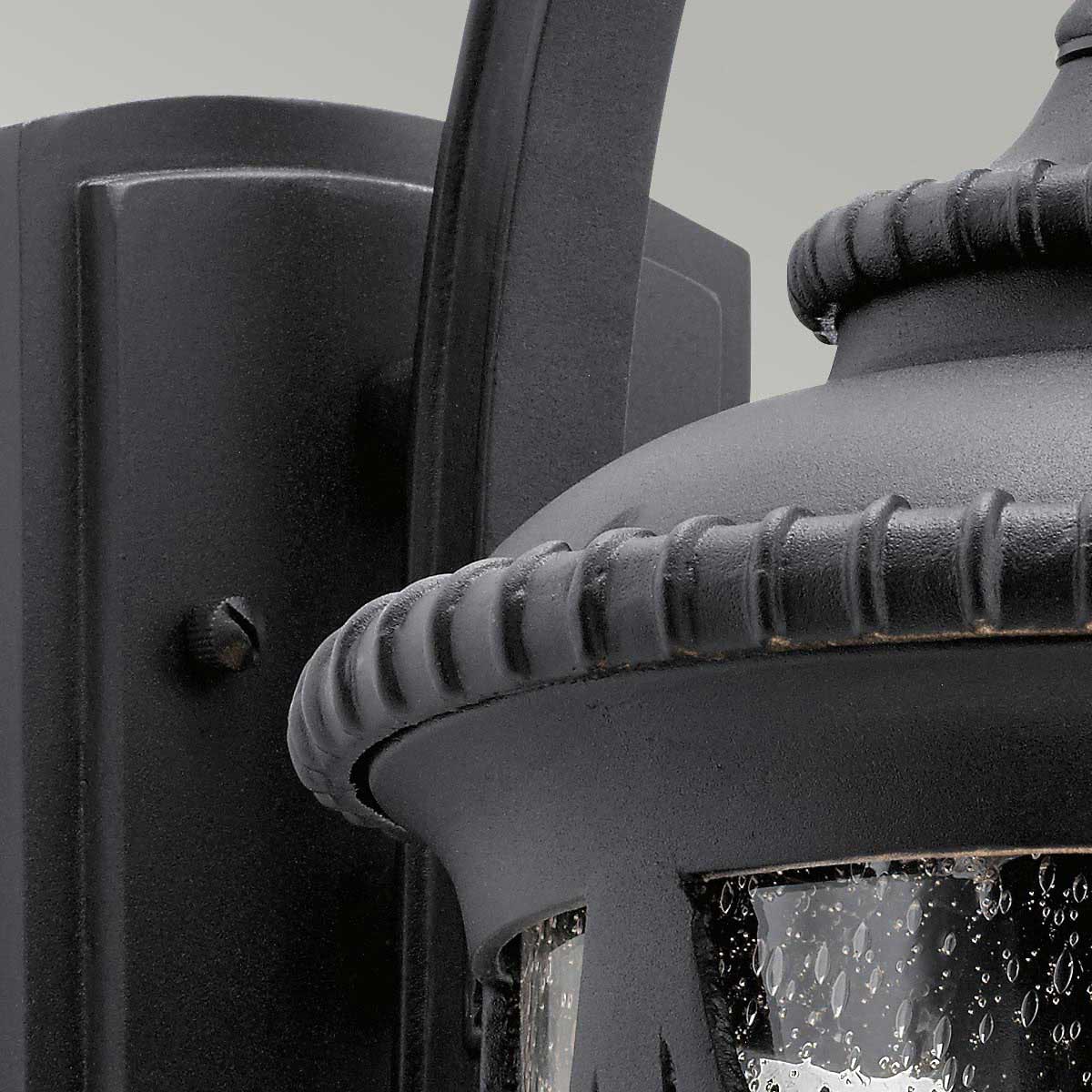 Admirals Cove Negro lámpara de exterior De Elstead Lighting - Está hecho de un material compuesto resistente a la intemperie que puede soportar las exigentes influencias exteriores como el agua salada y la radiación UV.