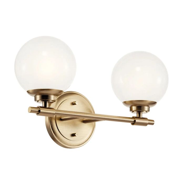 Benno 37cm Latón lámpara de baño De Elstead Lighting - La l&aacute;mpara utiliza bombillas G9 de 3 W reemplazables que emiten 300 l&uacute;menes y una temperatura de color de 3000 K (no regulables).