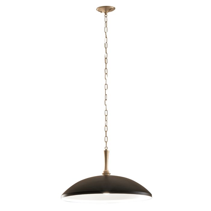 Delarosa Ø50 Negro/bronce Lámpas de techo De Elstead Lighting - La l&aacute;mpara colgante Delarosa es una luminaria elegante y de amplio tama&ntilde;o que aporta un toque especial a cualquier estancia.