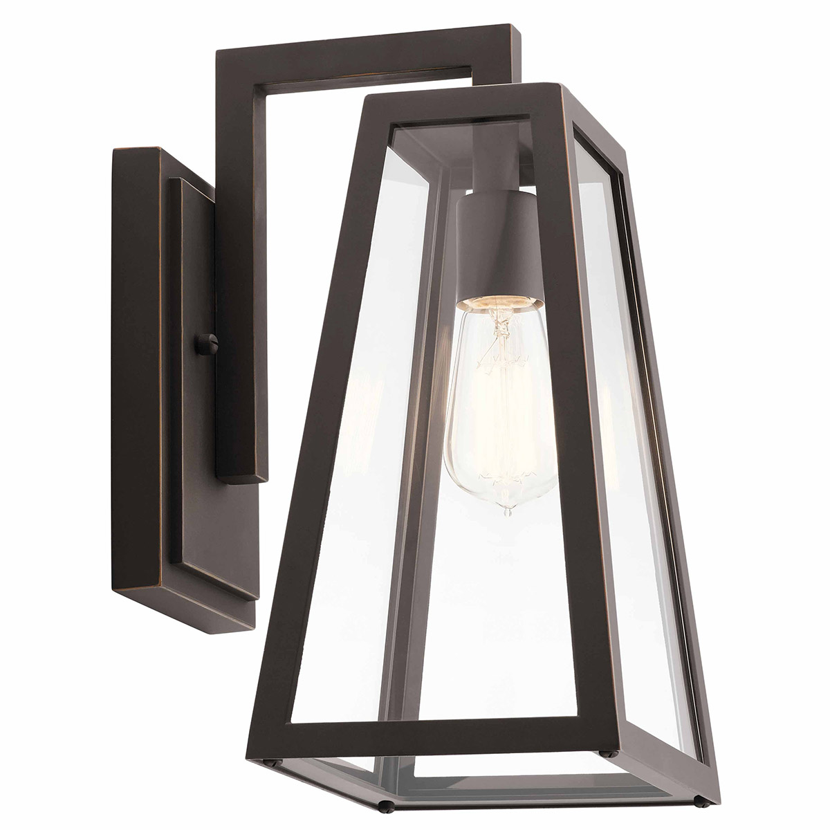 Delison Bronce lámpara de exterior De Elstead Lighting - Esta lámpara de exterior tiene una construcción simple y robusta con líneas limpias y un acabado en bronce.