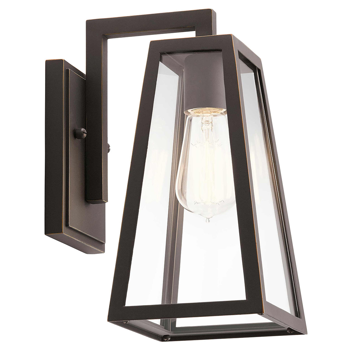 Delison Bronce lámpara de exterior De Elstead Lighting - Esta lámpara de exterior tiene una construcción simple y robusta con líneas limpias y un acabado en bronce.