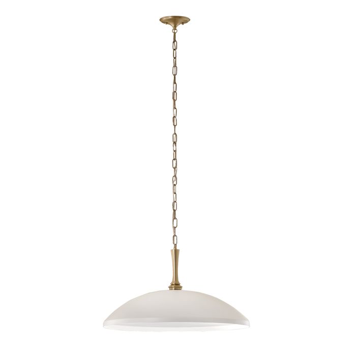 Delarosa Ø50 Blanco/bronce Lámpas de techo De Elstead Lighting - La l&aacute;mpara colgante Delarosa es una luminaria elegante y de amplio tama&ntilde;o que crea un ambiente muy especial en cualquier estancia.