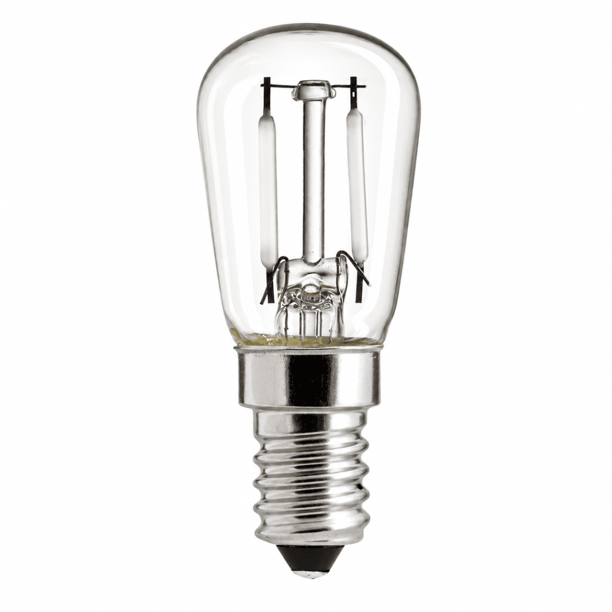 Bombilla LED E14 forma de pera 1,5W 2700K regulable Transparente De Unison - 