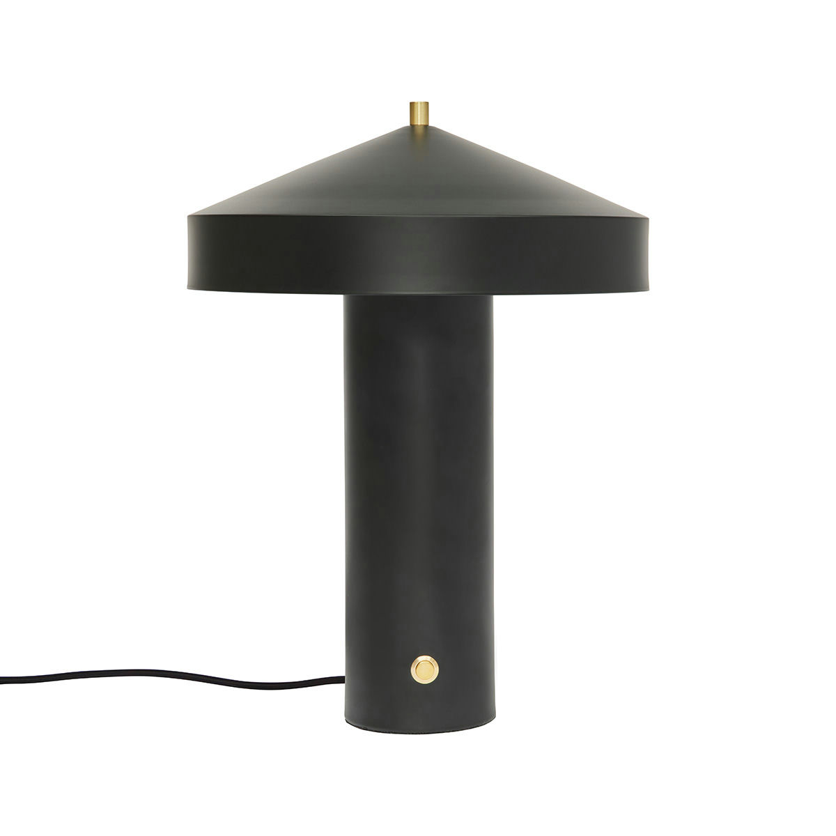 Hatto 40cm Negro lámpara de mesa De OYOY - La lámpara de mesa Hatto es como una pequeña obra de arte que aporta luz y un ambiente único a tu hogar.