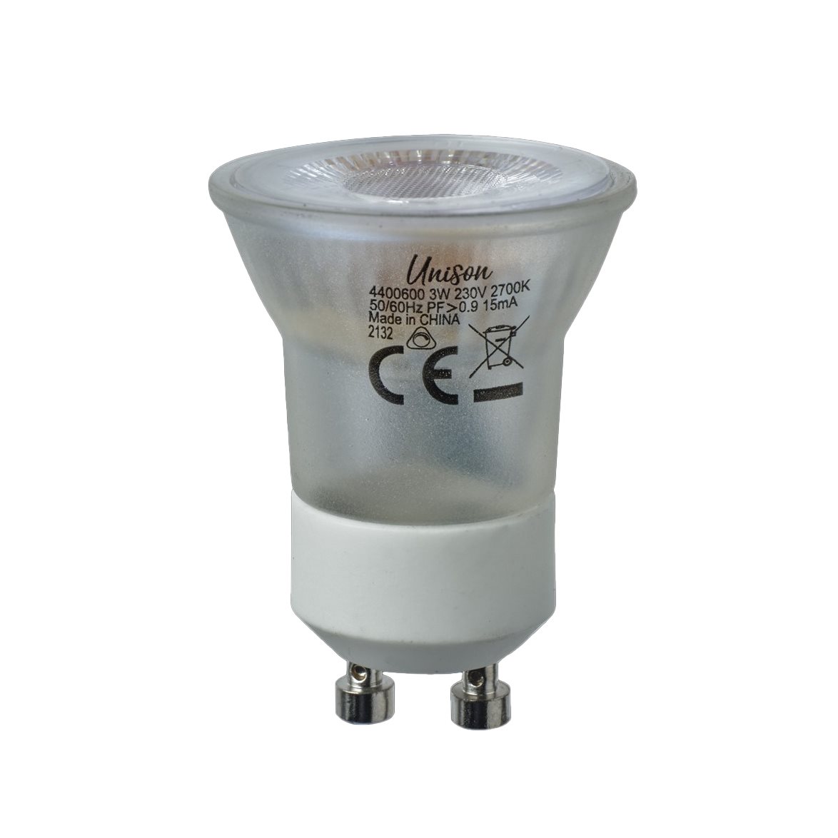 GU10 mini 3W Regulable Transparente De Unison - 