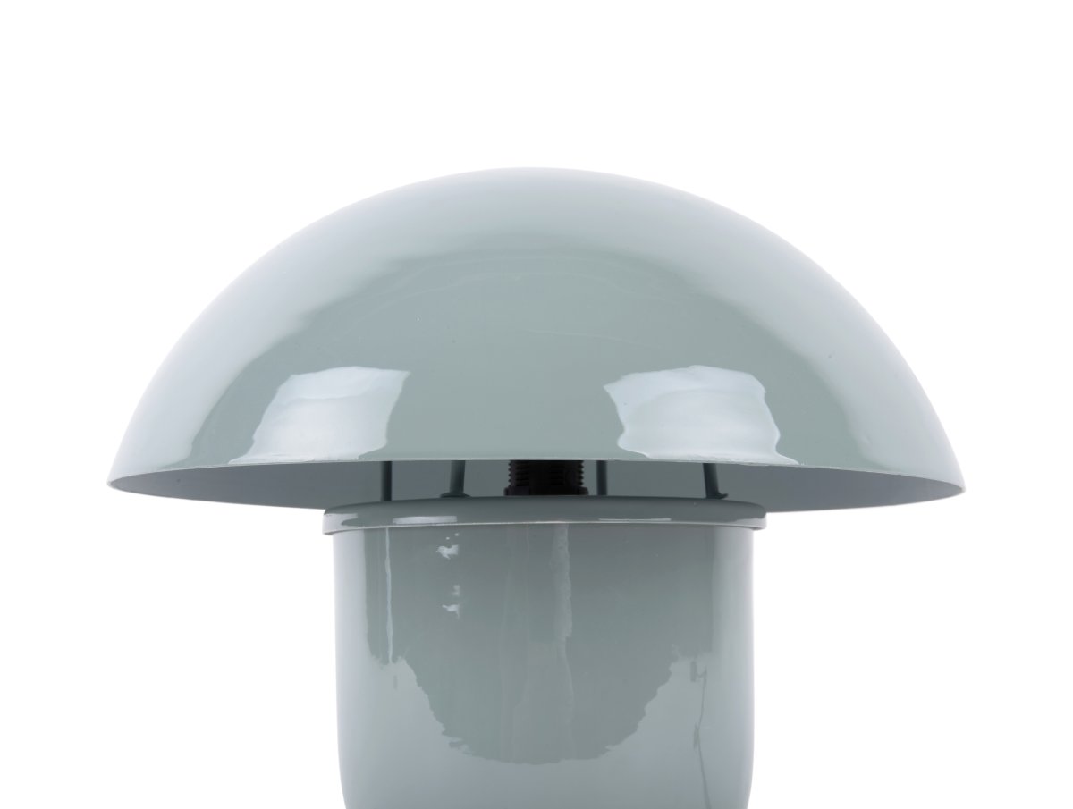 Mushroom 25cm Azul lámpara de mesa De Leitmotiv - La lámpara de mesa Mushroom, fabricada en metal, es un auténtico objeto de diseño que no pasa desapercibido.