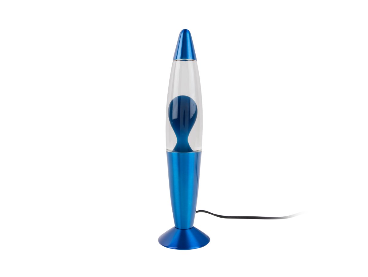 Rocket 35cm Azul lámpara infantil De Leitmotiv - La l&aacute;mpara emite una luz suave y vibrante que se mueve en formas org&aacute;nicas, perfecta para la habitaci&oacute;n de un ni&ntilde;o o como detalle creativo y decorativo en tu hogar.