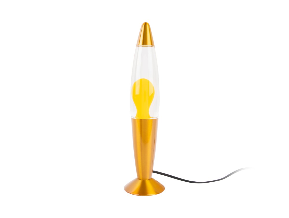 Rocket 35cm Amarillo lámpara infantil De Leitmotiv - La l&aacute;mpara emite una luz suave y vibrante que se mueve en formas org&aacute;nicas, perfecta para la habitaci&oacute;n de un ni&ntilde;o o como detalle creativo y decorativo en tu hogar.