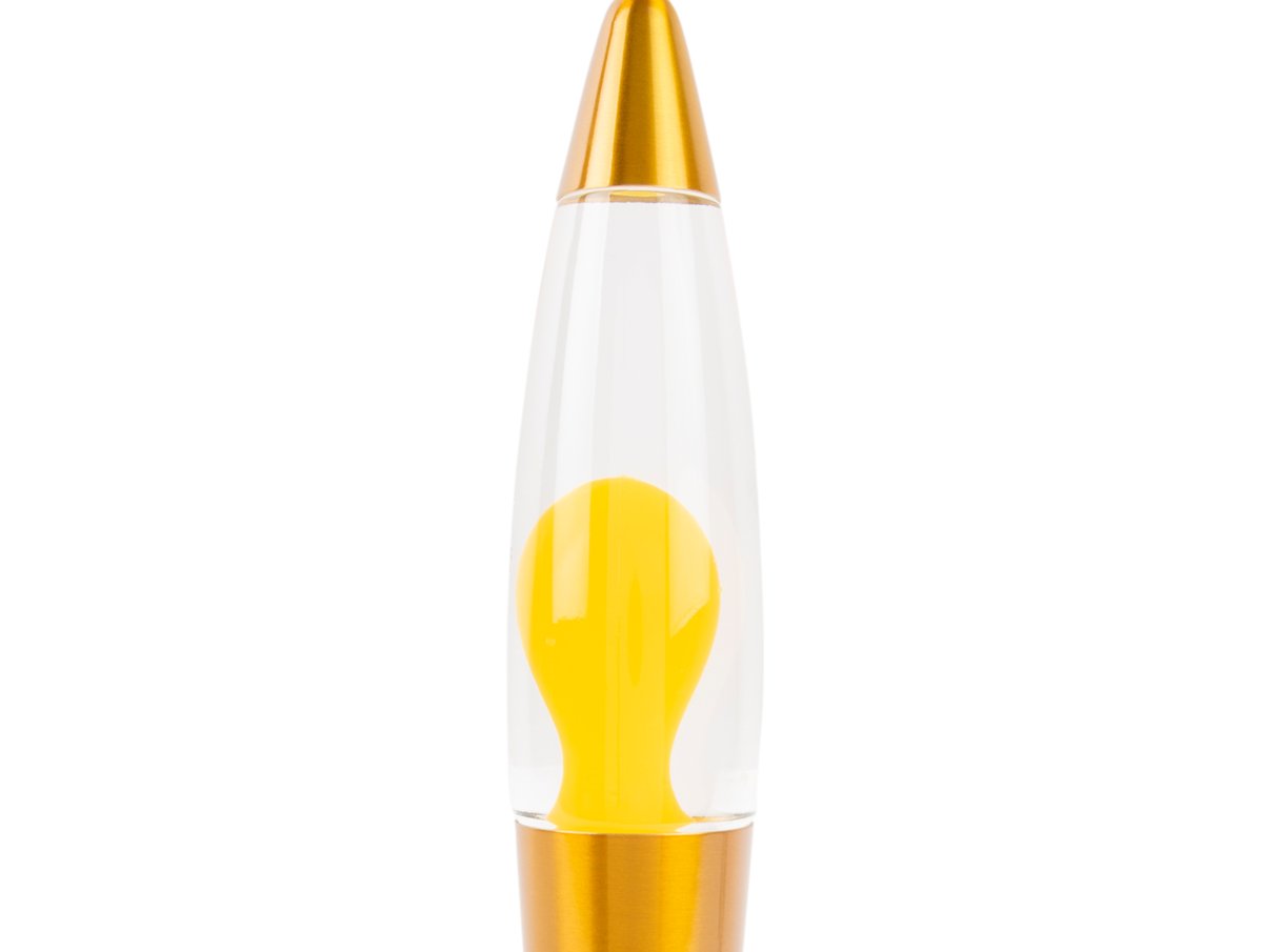 Rocket 35cm Amarillo lámpara infantil De Leitmotiv - La l&aacute;mpara emite una luz suave y vibrante que se mueve en formas org&aacute;nicas, perfecta para la habitaci&oacute;n de un ni&ntilde;o o como detalle creativo y decorativo en tu hogar.