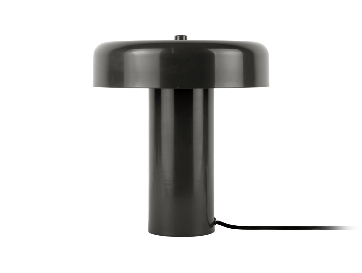 Riqueza Palo 26cm Negro lámpara de mesa De Leitmotiv - Una lámpara de mesa moderna que combina sencillez con un toque de lujo.