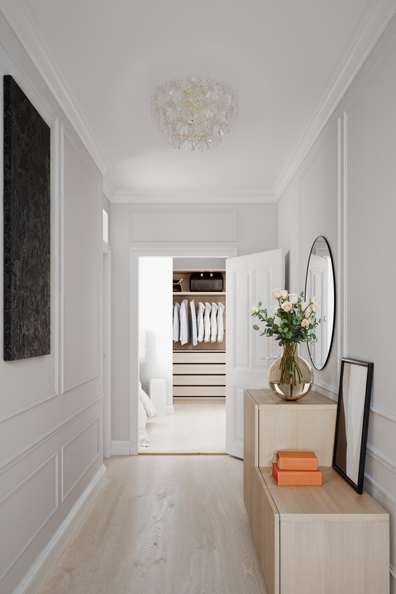 Lorraine Ø50 Latón plafón De By Rydéns - La fuente de luz, rodeada de prismas decorativos en forma de flor, crea una hermosa imagen de luz en la habitaci&oacute;n.
