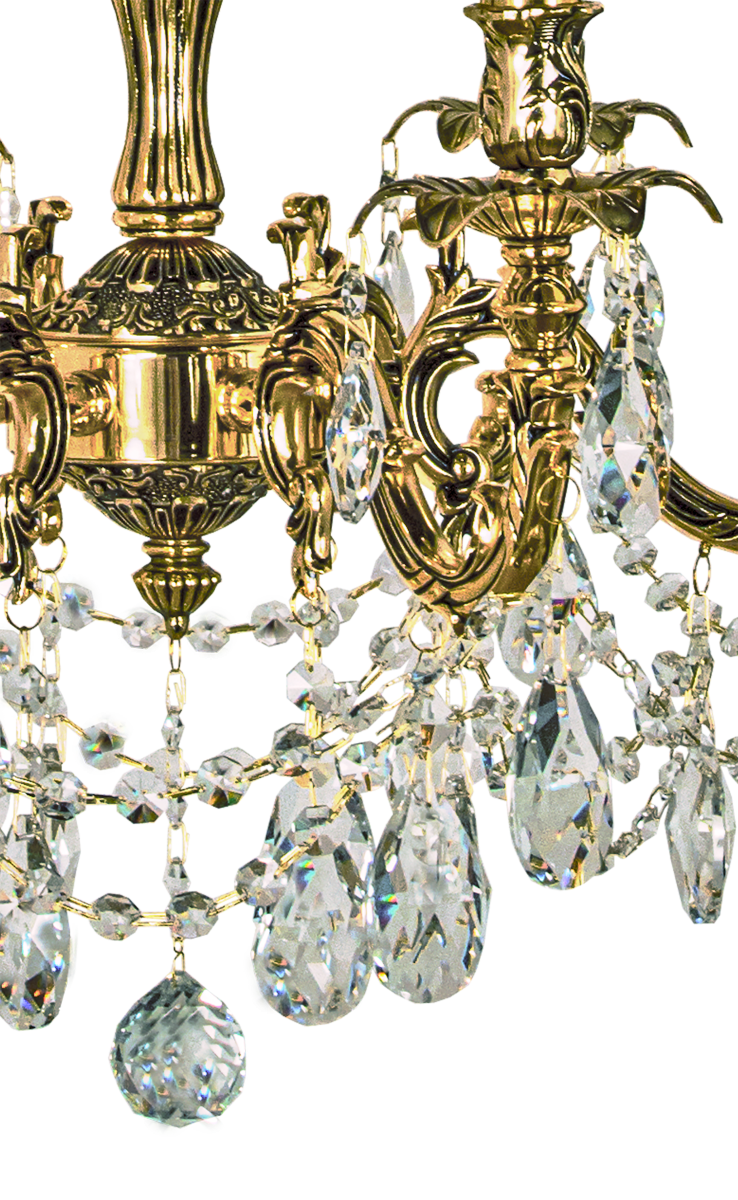 Versailles Ø55 Latón antiguo Lámpas de techo De Aneta Lighting - ¡Recomendamos colocarlo encima de la mesa del comedor o en el salón, donde seguro llamará la atención además de aportar una buena iluminación!