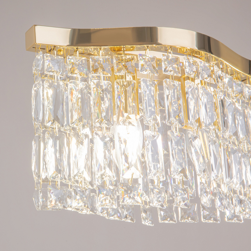 Dune 93cm Oro cristal De Maytoni - Perfecto para colocar sobre la mesa del comedor o la encimera de la cocina para un detalle interior sofisticado y radiante.