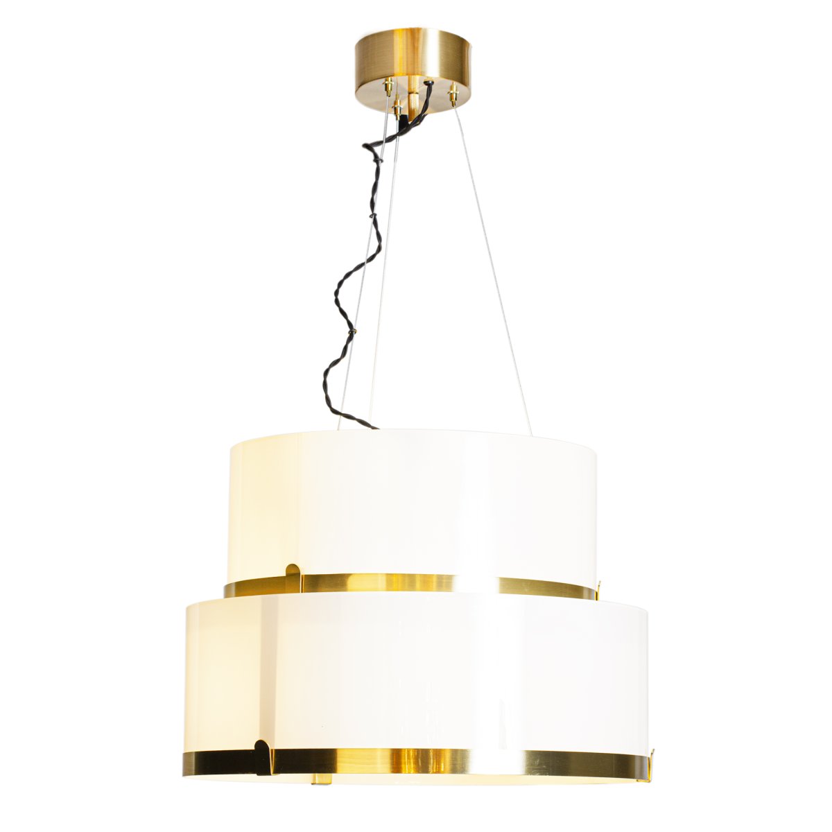 Marcel Ø50 Blanco Lámpas de techo De By Rydéns - Marcel es una hermosa l&aacute;mpara de techo y agrega elegancia a la habitaci&oacute;n con sus detalles de lat&oacute;n.