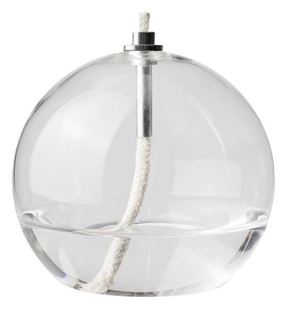 Oljelampa Aura Mellan Vidrio transparente De Mette Ditmer - Crea un ambiente elegante con la l&aacute;mpara de aceite el&iacute;ptica AURA de Mette Ditmer.