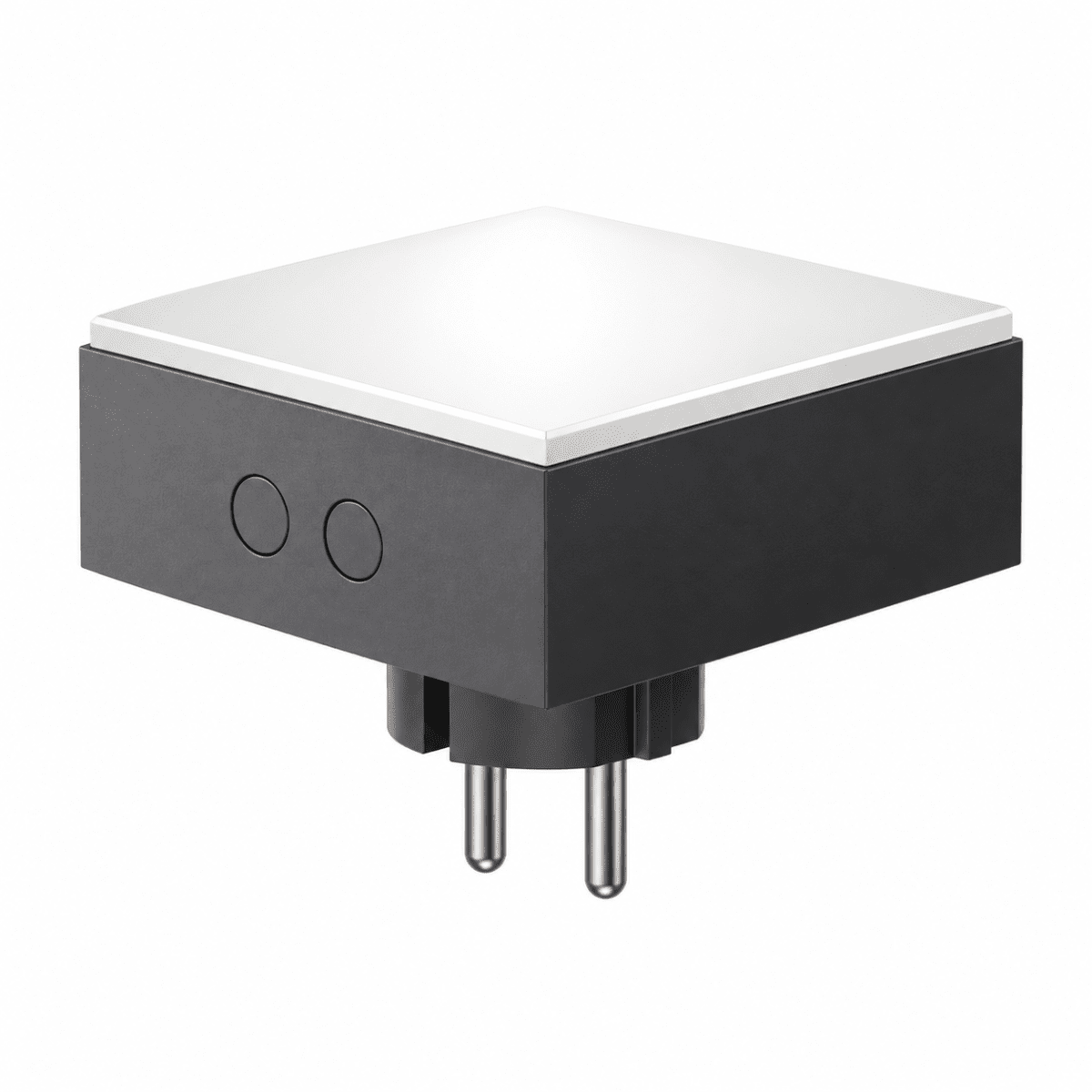 LAMP 1 - EU Negro De Avolt - La lámpara está fabricada en policarbonato y cuenta con una cubierta de vidrio esmerilado y texturizado que difunde la luz de forma suave y agradable.