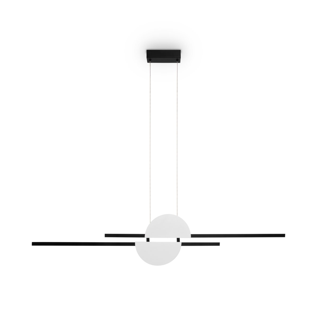 Skyline 110cm Negro Lámpas de techo De Maytoni - Con una fuente de luz LED incorporada y una temperatura de color de 4000 K, esta lámpara colgante aporta estilo y funcionalidad a su hogar.