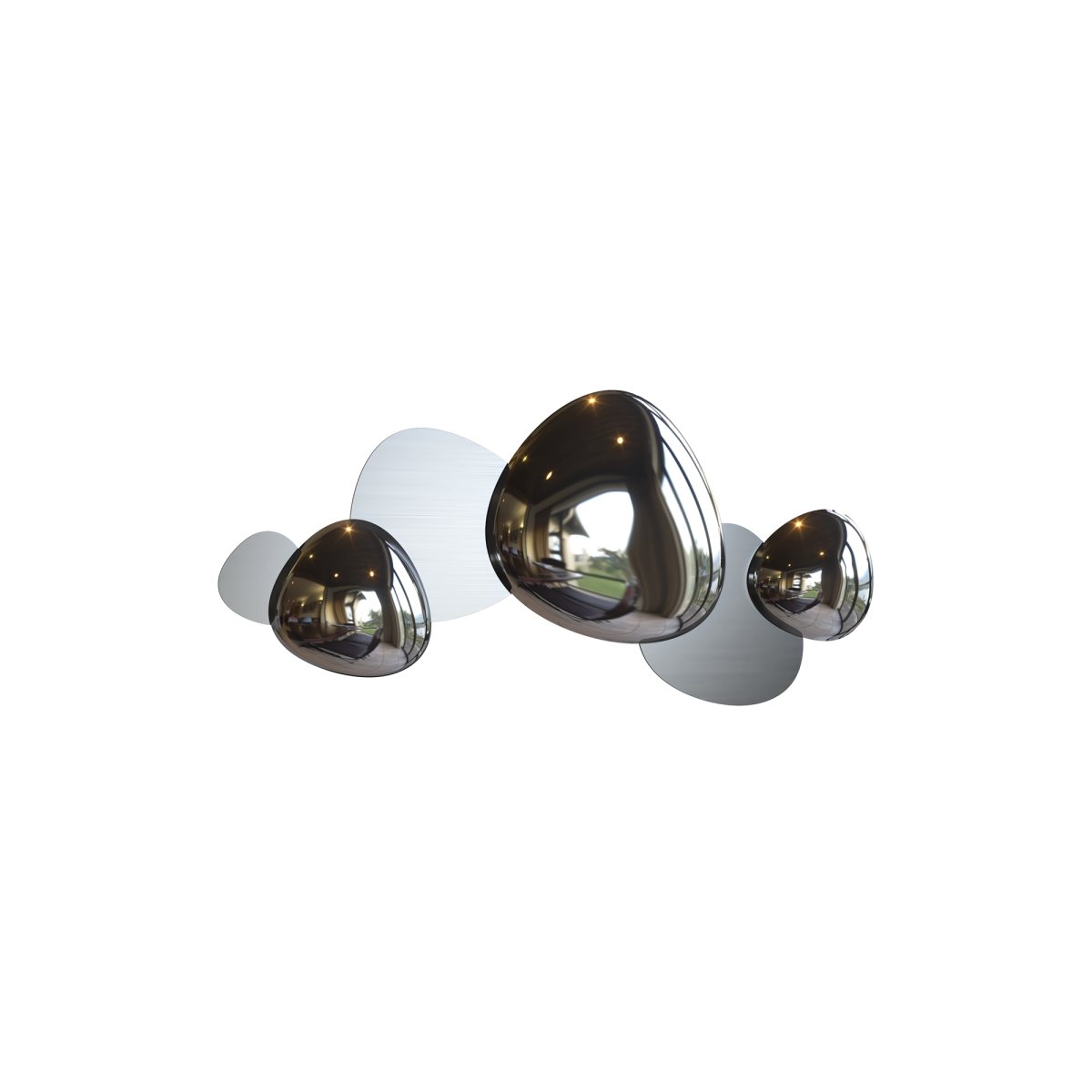 Jack-stone 80cm Níquel lámpara de pared De Maytoni - Perfecto para añadir un toque exclusivo al salón o al pasillo a la vez que proporciona una luz cálida y acogedora.