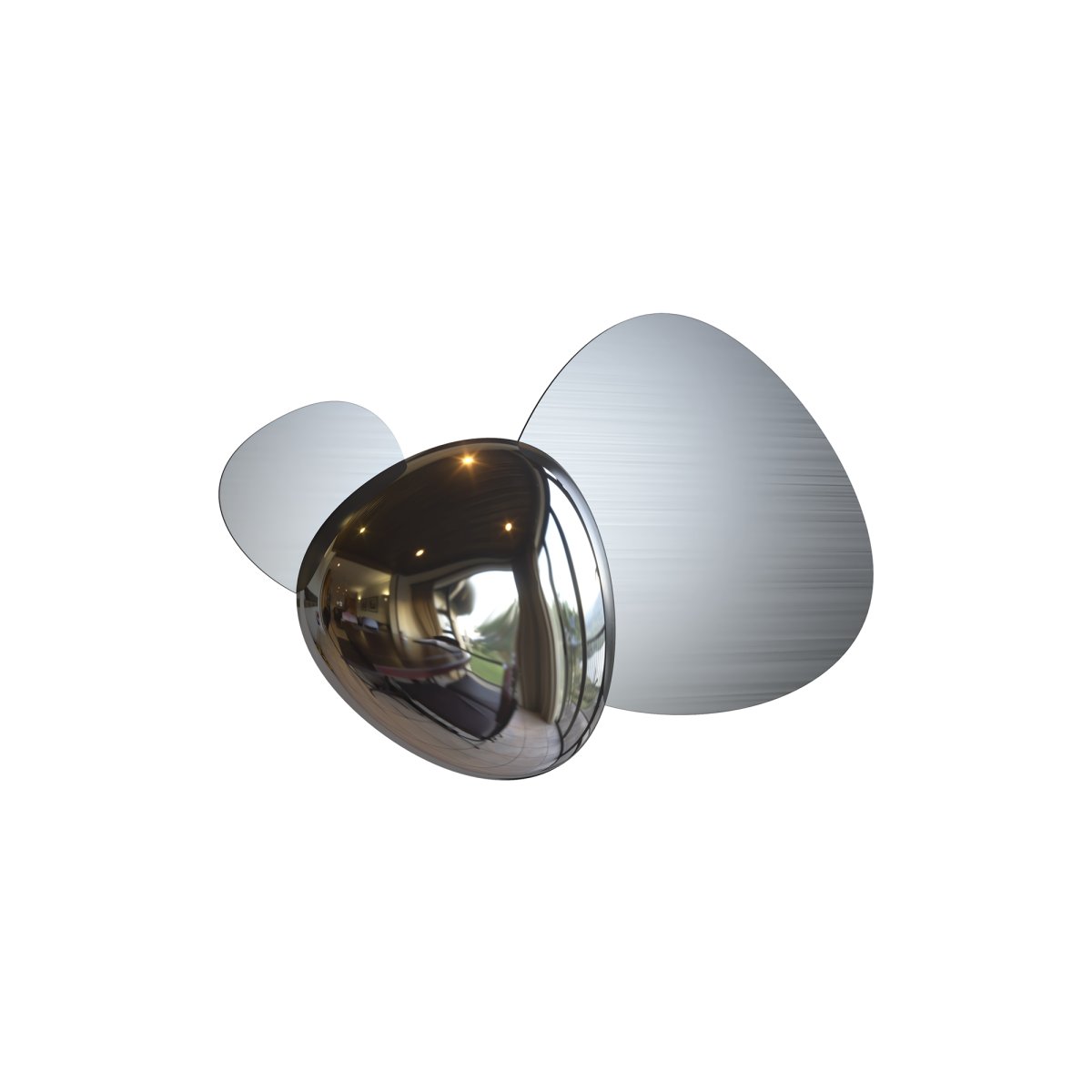 Jack-stone 36cm Níquel lámpara de pared De Maytoni - Perfecto para añadir un toque exclusivo al salón o al pasillo a la vez que proporciona una luz cálida y acogedora.