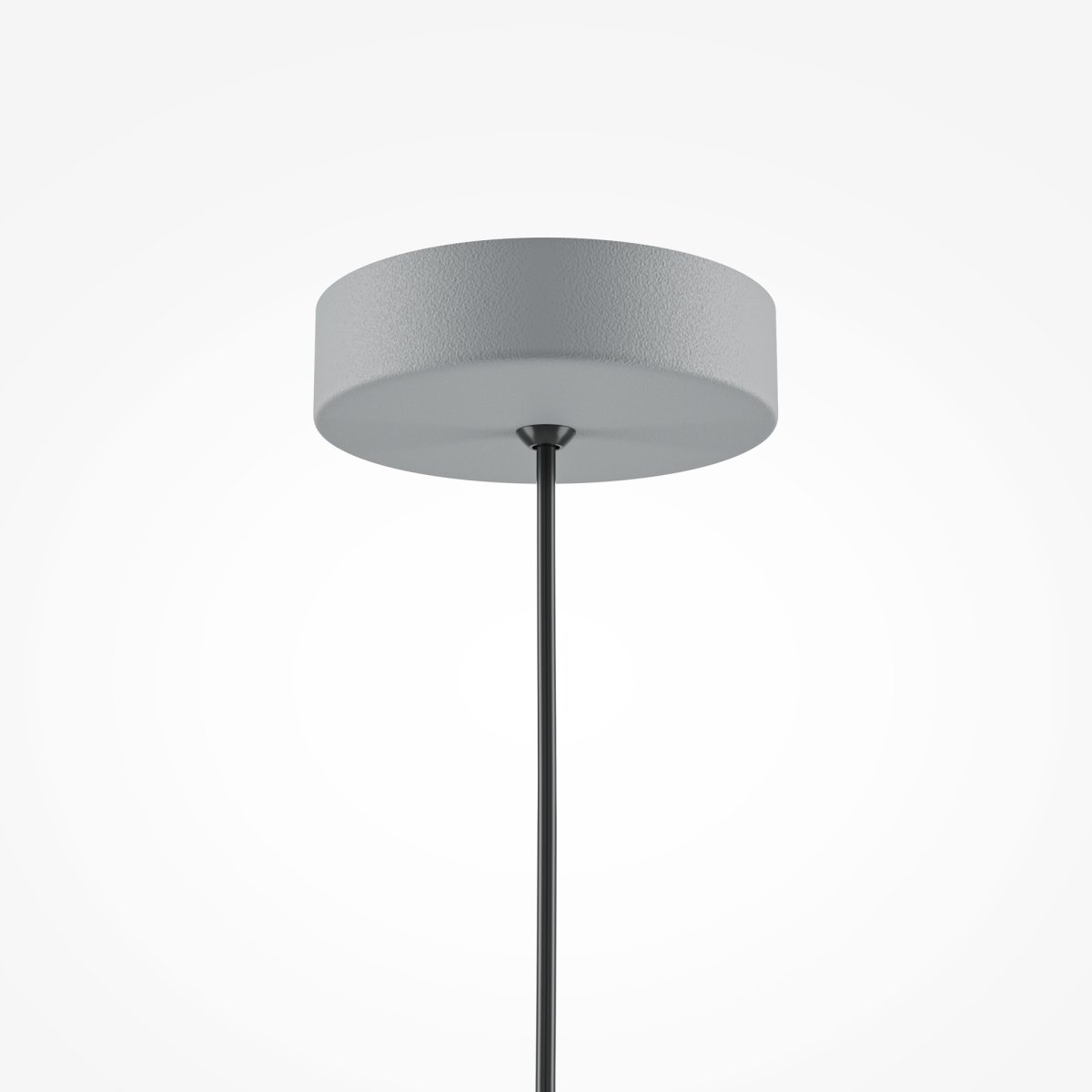 Basic colors Ø35 Gris Lámpas de techo De Maytoni - Con su pantalla en forma de media luna en un elegante tono neutro, emite una luz dirigida y agradable que crea un ambiente moderno y armonioso.