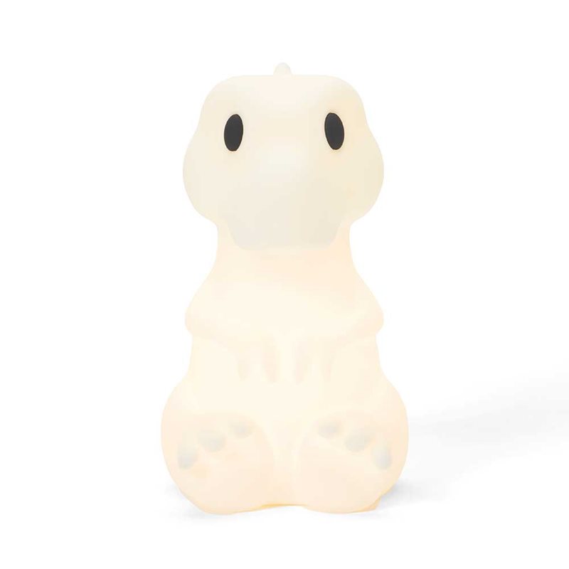 Rena First Light Blanco lámpara infantil De Mr Maria - Rena tiene la forma de un dulce y amigable Tyrannosaurus Rex y es un compa&ntilde;ero seguro para las comidas nocturnas, la lectura de cuentos antes de dormir y los sue&ntilde;os.