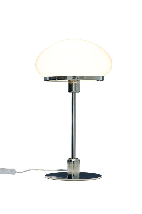 New August 48cm Plata lámpara de mesa De Aneta Lighting - Nueva y elegante l&aacute;mpara de mesa de August en un modelo cl&aacute;sico con un dise&ntilde;o m&aacute;s moderno.