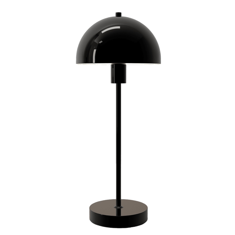 Vienda 48cm Negro lámpara de mesa De Herstal - La l&aacute;mpara de mesa Vienda con su dise&ntilde;o cl&aacute;sico y elegante permite un uso prolongado en la sala de estar.