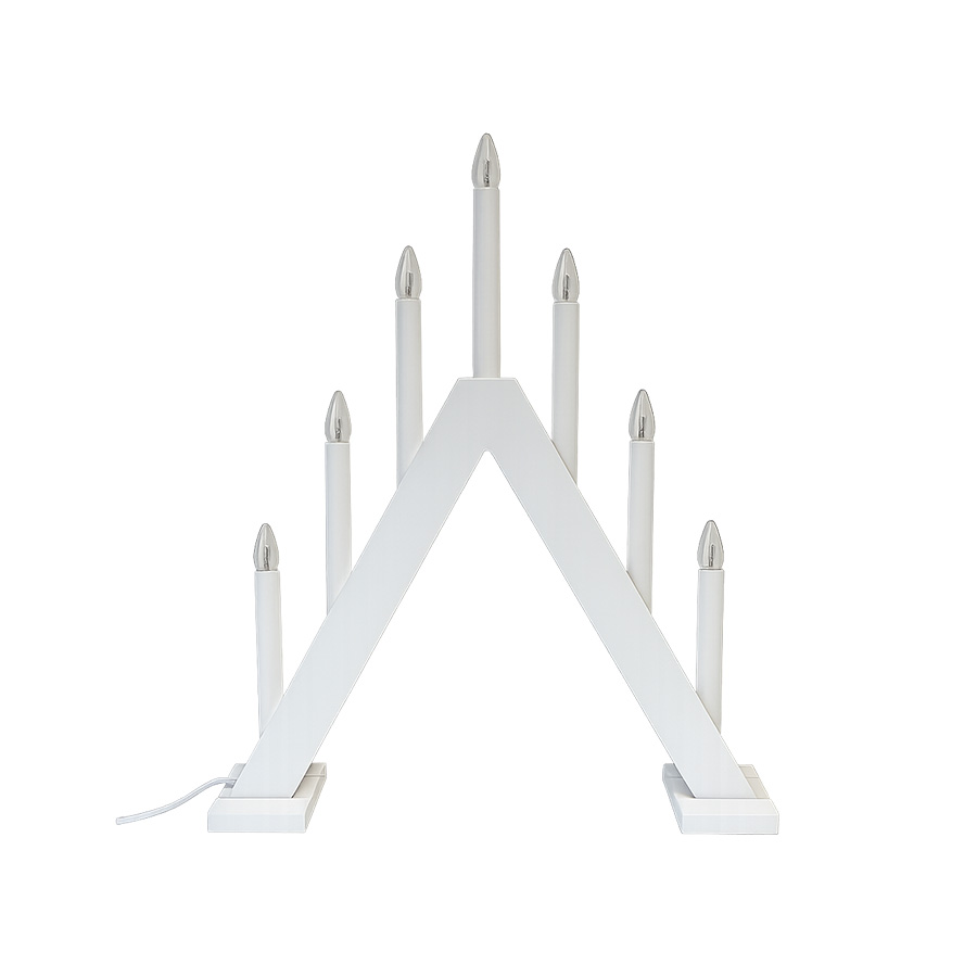 Nova 7 Blanco De Pixie Design - Viene con un cable de 2 m, interruptor de encendido y enchufe.
