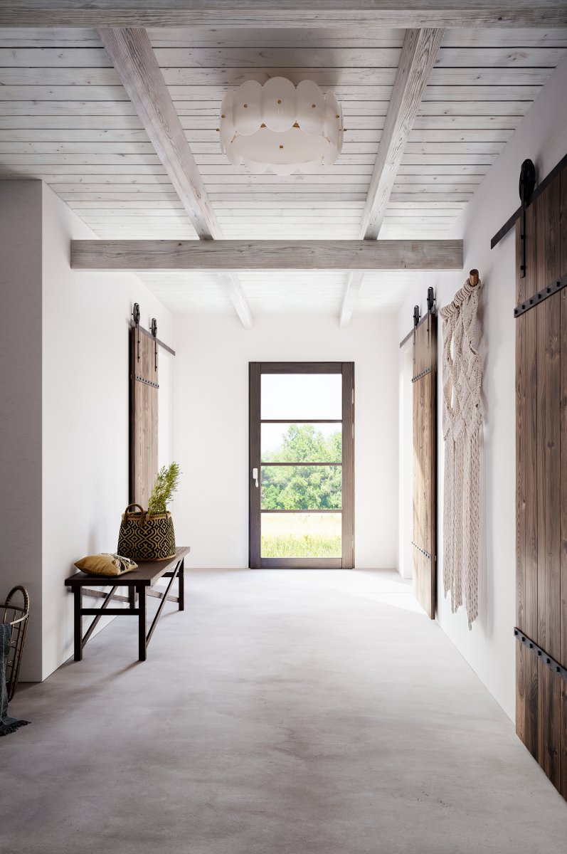 Omlott Ø53 Blanco plafón De By Rydéns - Una hermosa lámpara de techo lo envuelve y agrega elegancia a la habitación con sus detalles de latón.