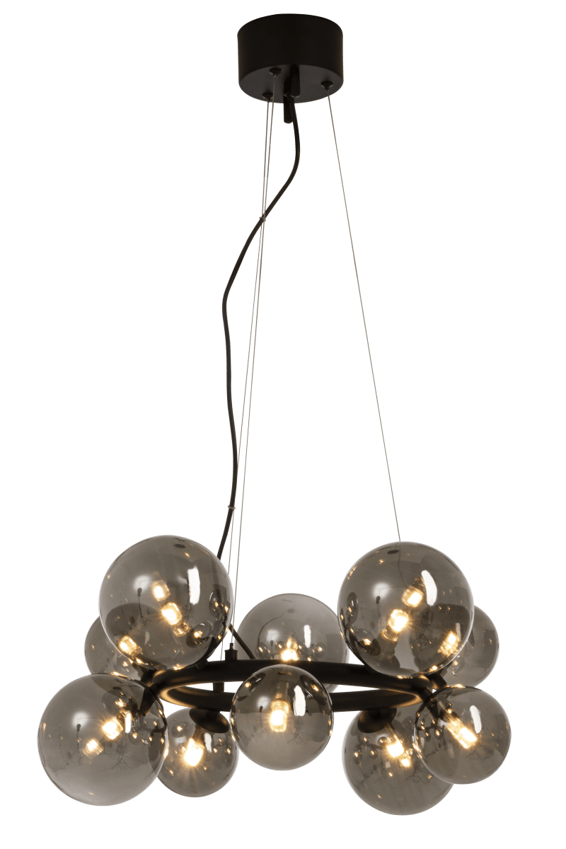 Molekyl Ø50 Gris humo Lámpas de techo De Aneta Lighting - Su dise&ntilde;o moderno y &uacute;nico combinado con materiales de alta calidad la convierte en la opci&oacute;n ideal para las personas que se preocupan por el dise&ntilde;o: una l&aacute;mpara que mejora el estado de &aacute;nimo y marca un estilo.