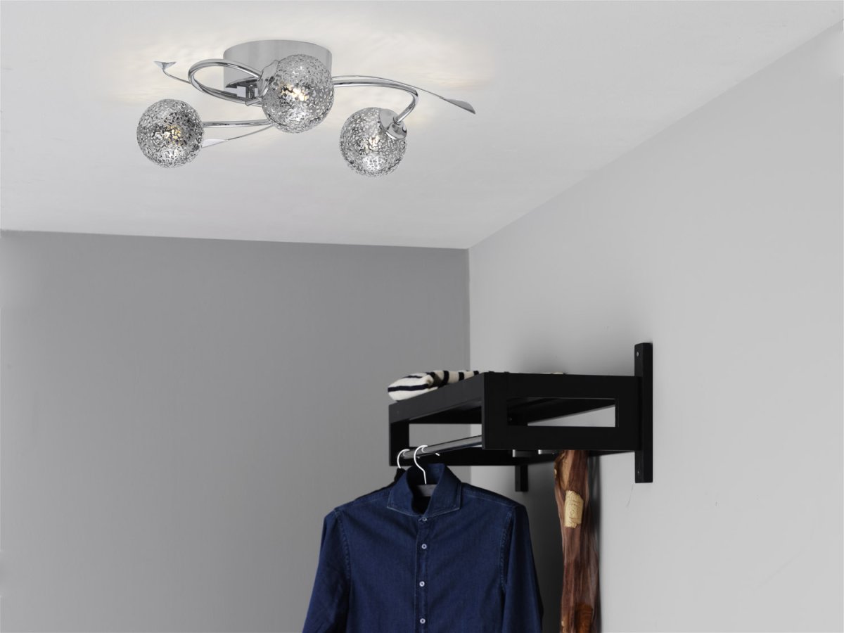 Etsy Ø46 Cromo plafón De Cottex - La lámpara de techo de metal de Etsy es una elegante lámpara de techo con un diseño único.