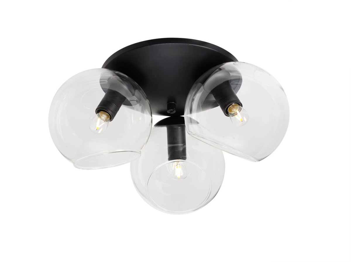 Capella Ø37 Negro plafón De Cottex - 