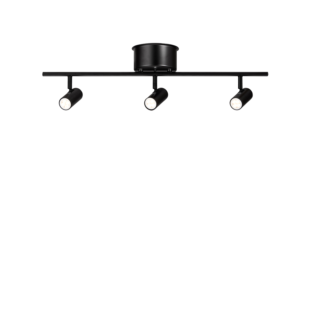 Cato 3 Negro mate foco de techo De Belid - La serie Cato incluye lámparas de pie, focos, sobremesas y apliques de pared.