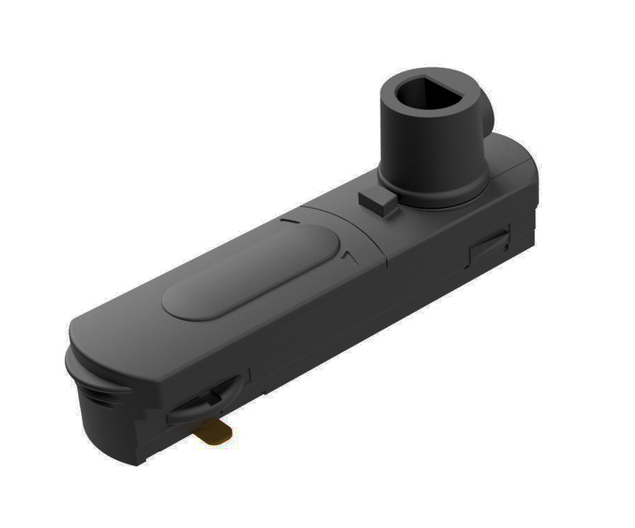 Adaptador Para Colgante Negro De Belid - Adaptador de colgante negro que incluye balasto para carril monof&aacute;sico de Belid.
