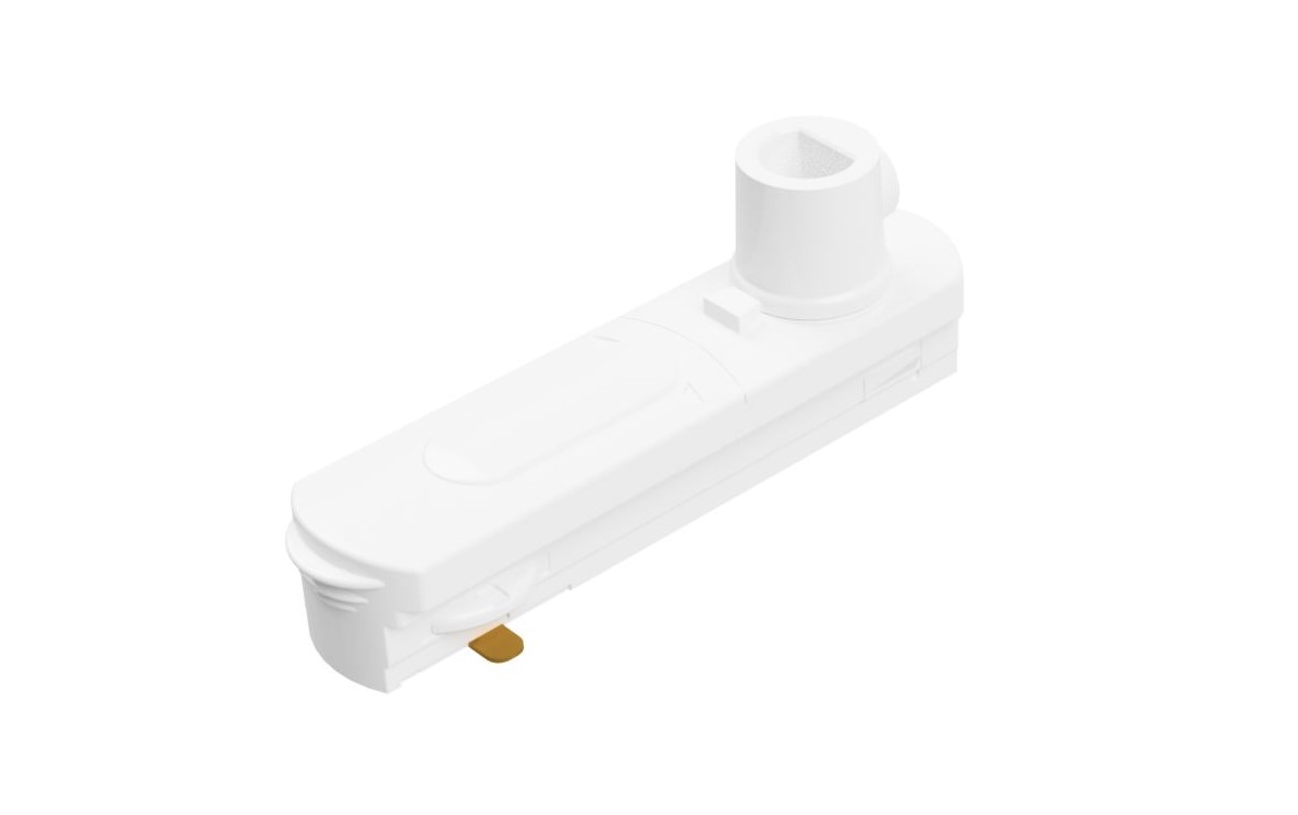 Adaptador Para Colgante Blanco De Belid - Adaptador de suspensi&oacute;n blanco con balasto incluido para carril monof&aacute;sico de Belid.