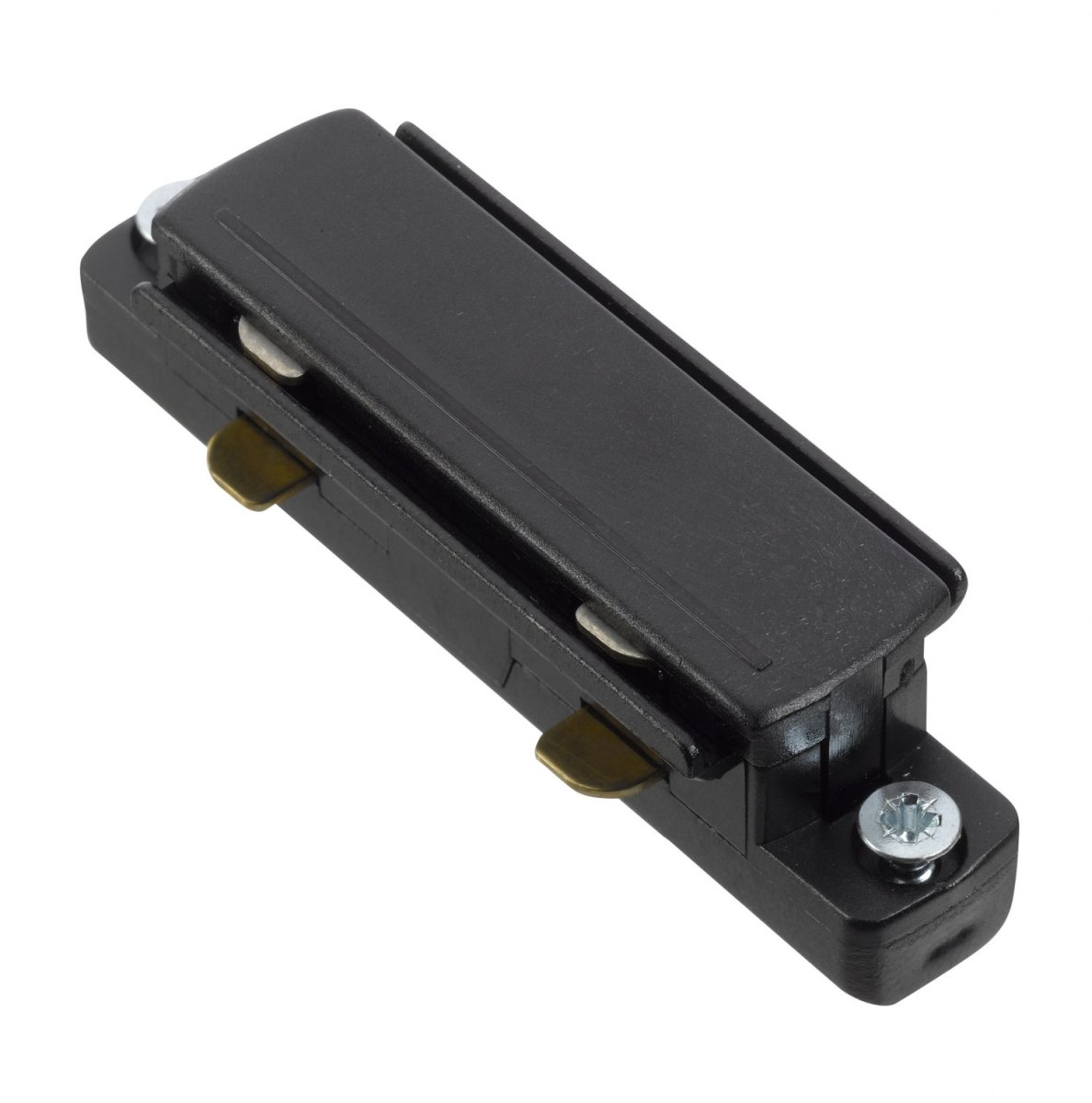 Conector Recto Negro De Belid - Conectores de uni&oacute;n recta para carriles monof&aacute;sicos Belids.