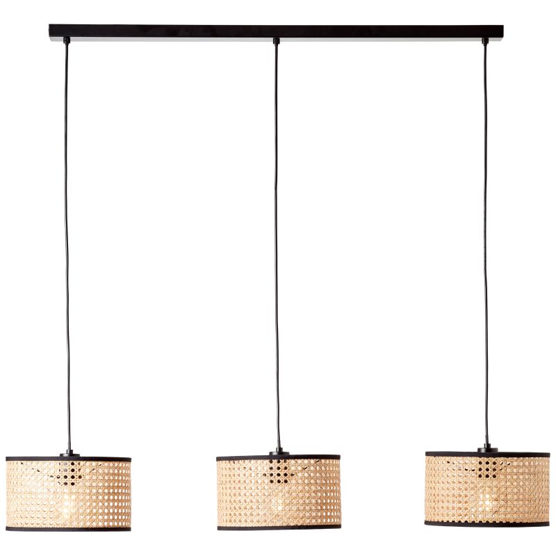 Wiley 110cm Naturaleza Lámpas de techo De Brilliant - Queda especialmente bien sobre una mesa de cocina o comedor y también sirve como detalle decorativo.