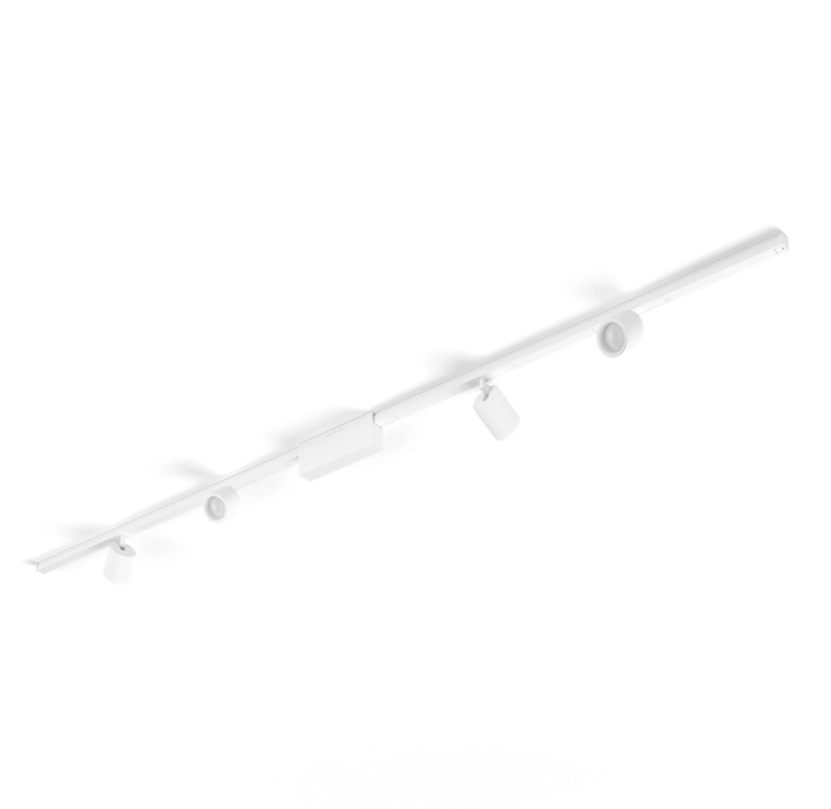 Perifo rak bassats för tak (4 spottar) Blanco foco de techo De Philips - 
