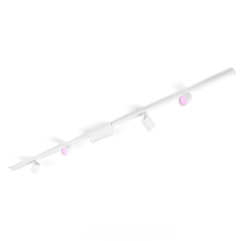Perifo rak bassats för tak (4 spottar) Blanco foco de techo De Philips - 