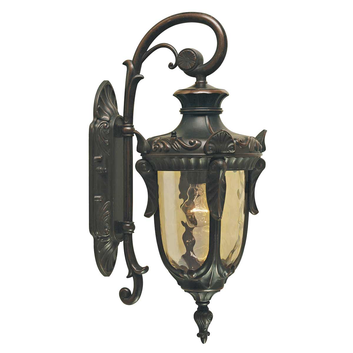 Philadelphia Bronce antiguo lámpara de exterior De Elstead Lighting - Este diseño atemporal hace que la lámpara sea un complemento perfecto para áreas al aire libre, mientras que su clasificación de protección IP44 la hace resistente a la intemperie.