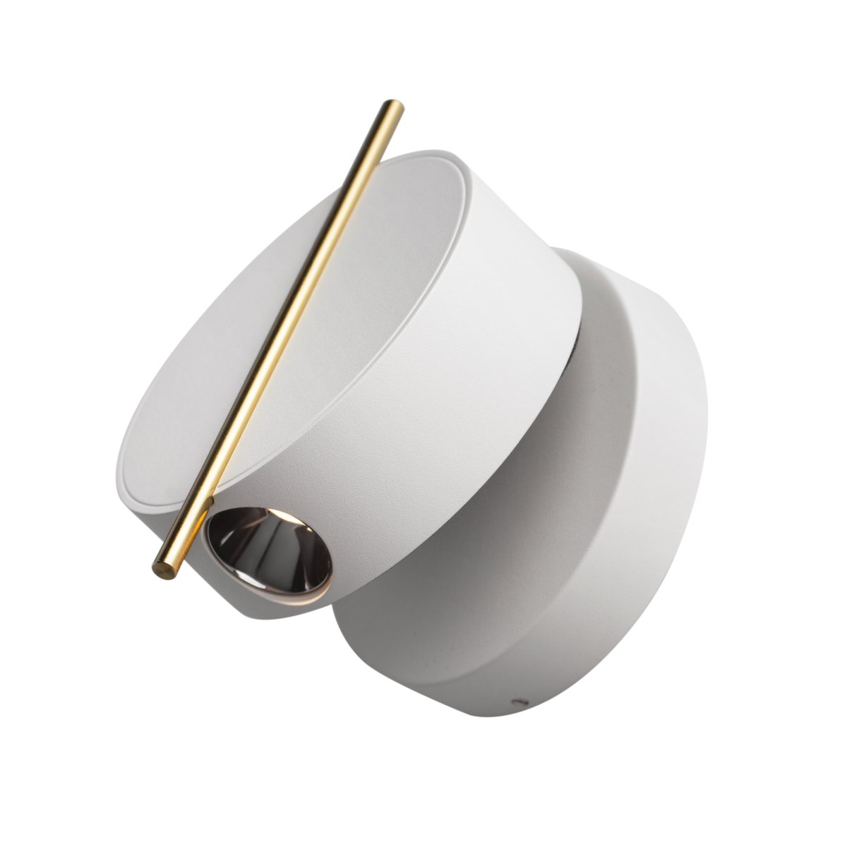 Nuance Ø10 Blanco lámpara de pared De Maytoni - Con un color de luz blanco cálido de 3000K y tecnología LED de ahorro de energía, Nuance es una solución de iluminación moderna que se adapta a muchos estilos de interiores.