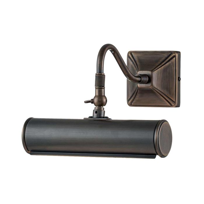 Picture 19cm Bronce De Elstead Lighting - Una serie sencilla de elegantes y estilizadas luces para cuadros en bronce.