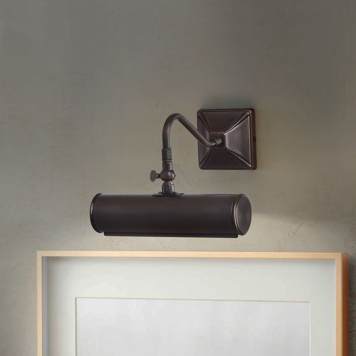 Picture 19cm Bronce De Elstead Lighting - Una serie sencilla de elegantes y estilizadas luces para cuadros en bronce.