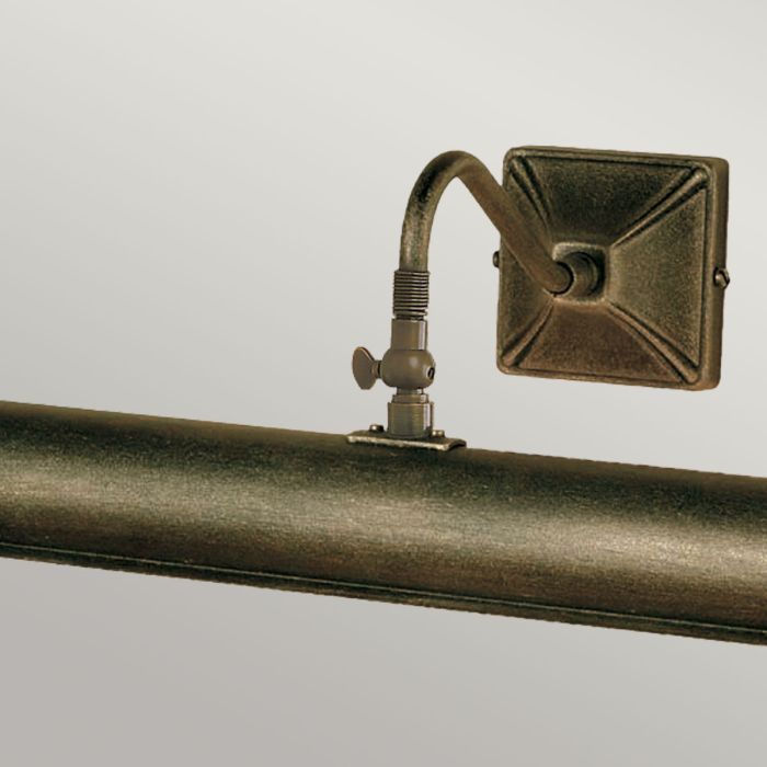 Picture 36cm Negro/dorado De Elstead Lighting - Una serie sencilla de elegantes y estilizadas luces para cuadros con acabado en oro negro.