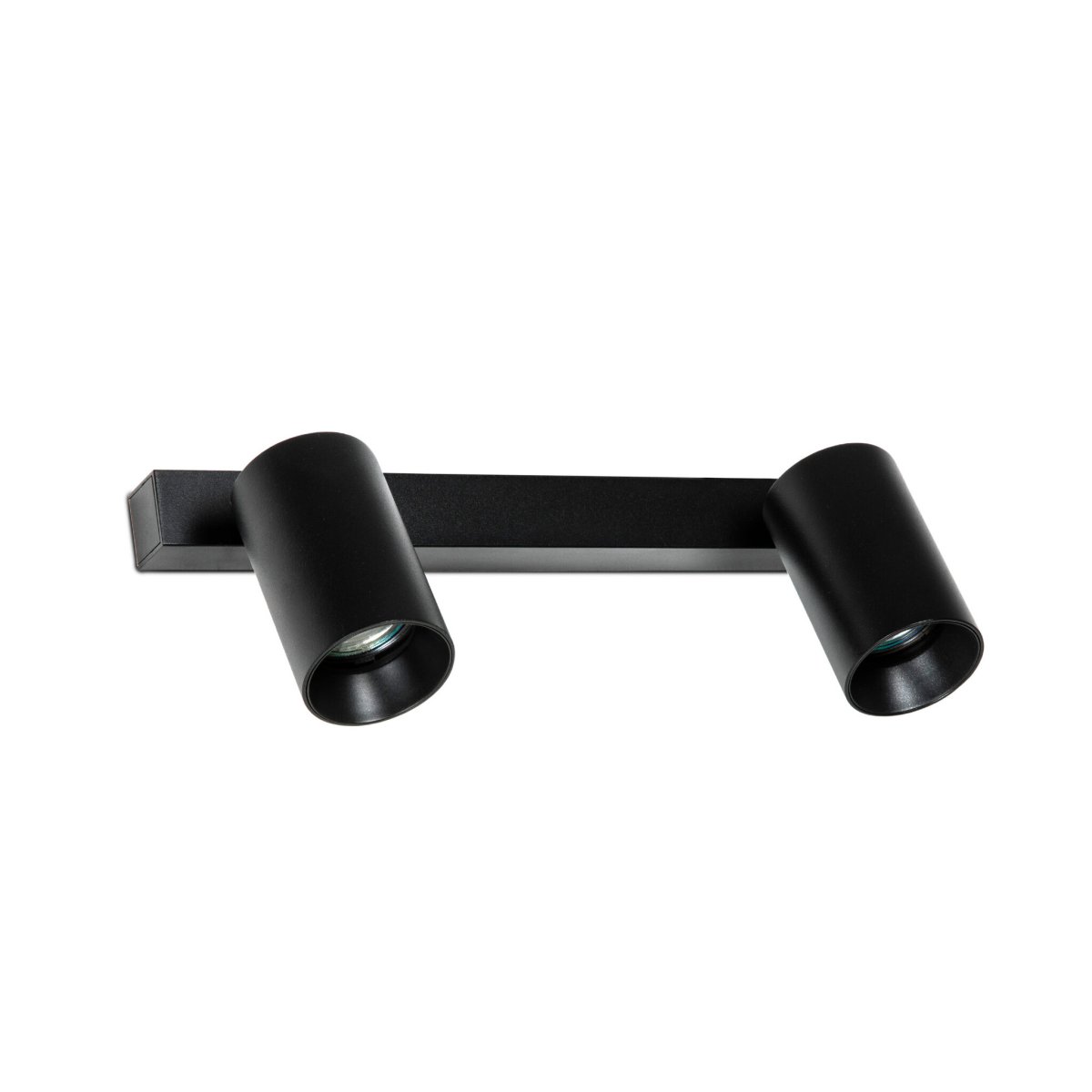 Stan 2 Negro foco de techo De Faro Barcelona - Stan es una elegante l&aacute;mpara que emite una luz uniforme y se puede montar como l&aacute;mpara de pared o de techo.