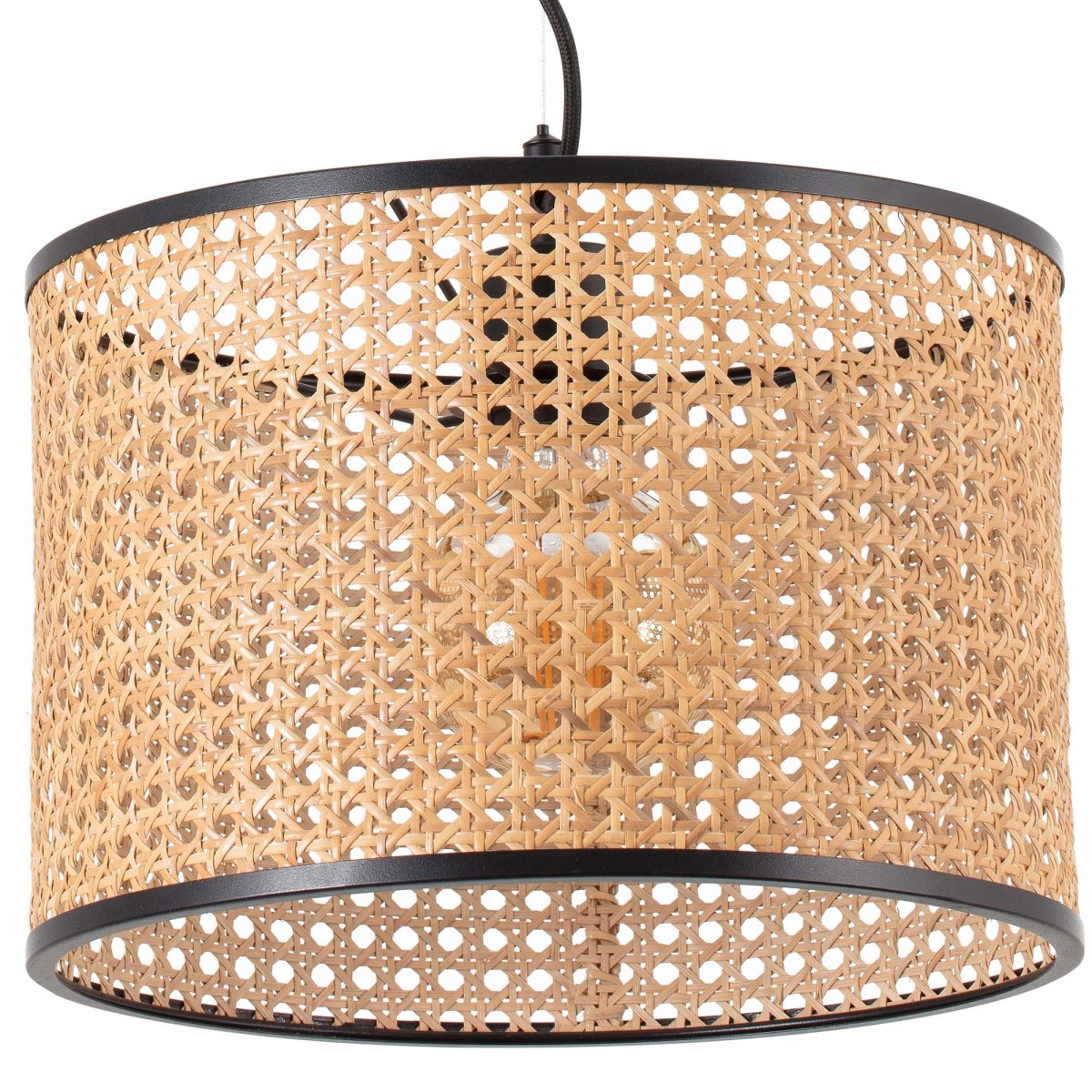 Mambo 5x Ø32 Naturaleza Lámpas de techo De Faro Barcelona - La pantalla tiene un di&aacute;metro de 32 cm y proporciona una distribuci&oacute;n de luz natural y c&aacute;lida que realza el ambiente de la estancia.