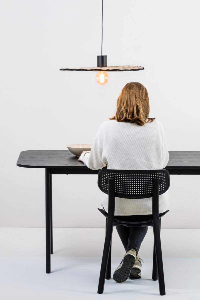 Costas Ø60 Naturaleza Lámpas de techo De Faro Barcelona - Esta l&aacute;mpara combina un estilo minimalista y de inspiraci&oacute;n mediterr&aacute;nea, con la fuente de luz visible.