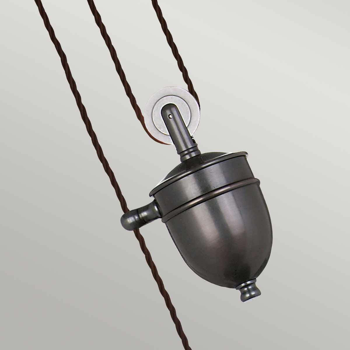 Provence Ø37 Bronce antiguo Lámpas de techo De Elstead Lighting - La lámpara de techo Provence con función de elevación en bronce viejo está inspirada en los estilos de diseño francés de mediados del siglo XX.